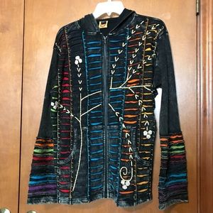 NWT Hand-stitched Hoodie